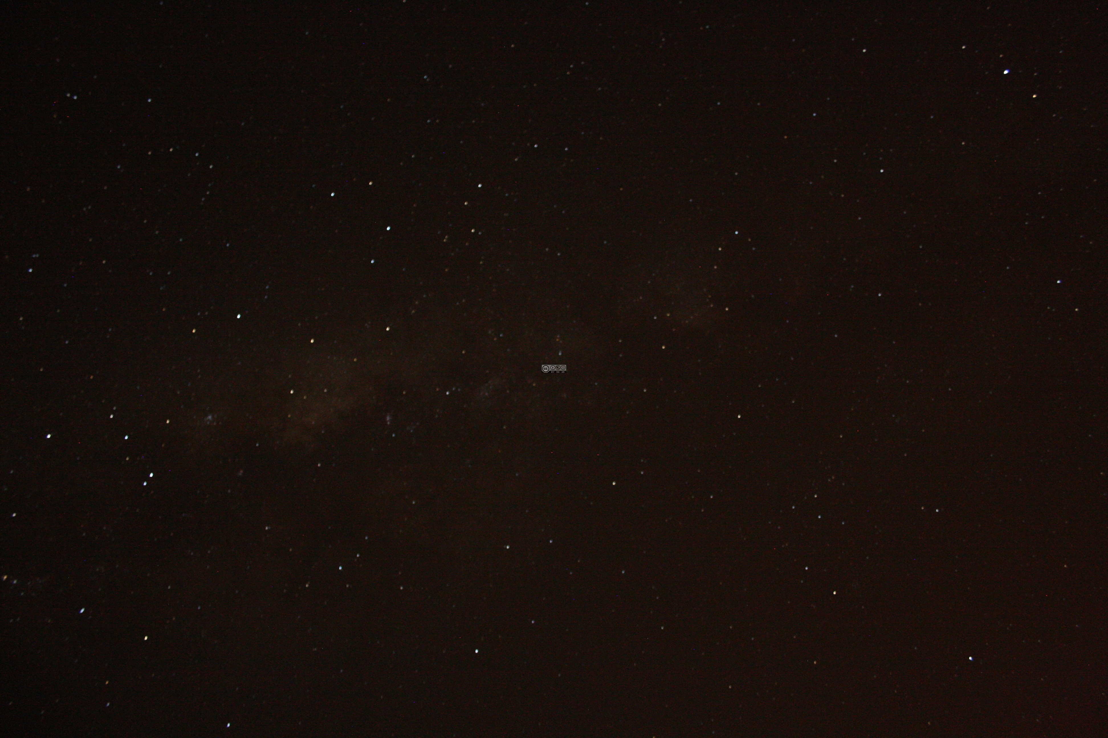 Voie lactée au voisinage de la constellation du Sagittaire à -21° de latitude sud (St-Leu Réunion)