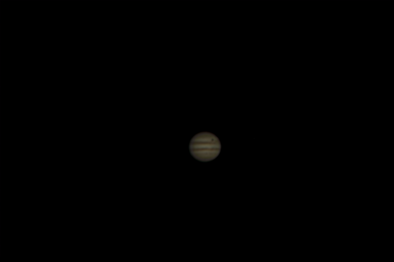 Jupiter et Io en transit